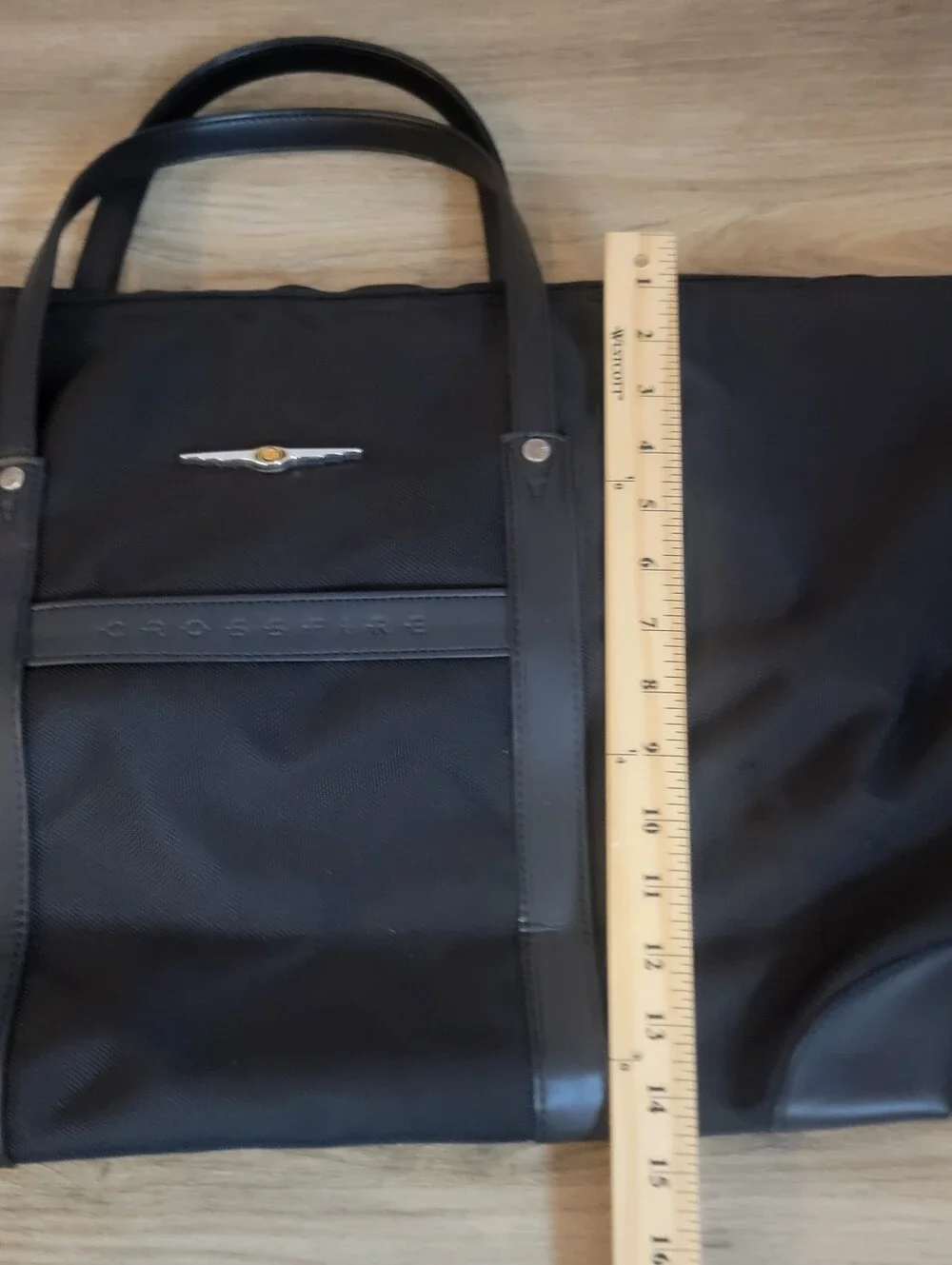Chrysler Crossfire Touring Gear Duffel Bag Black Travel Weekender Bag 26x14